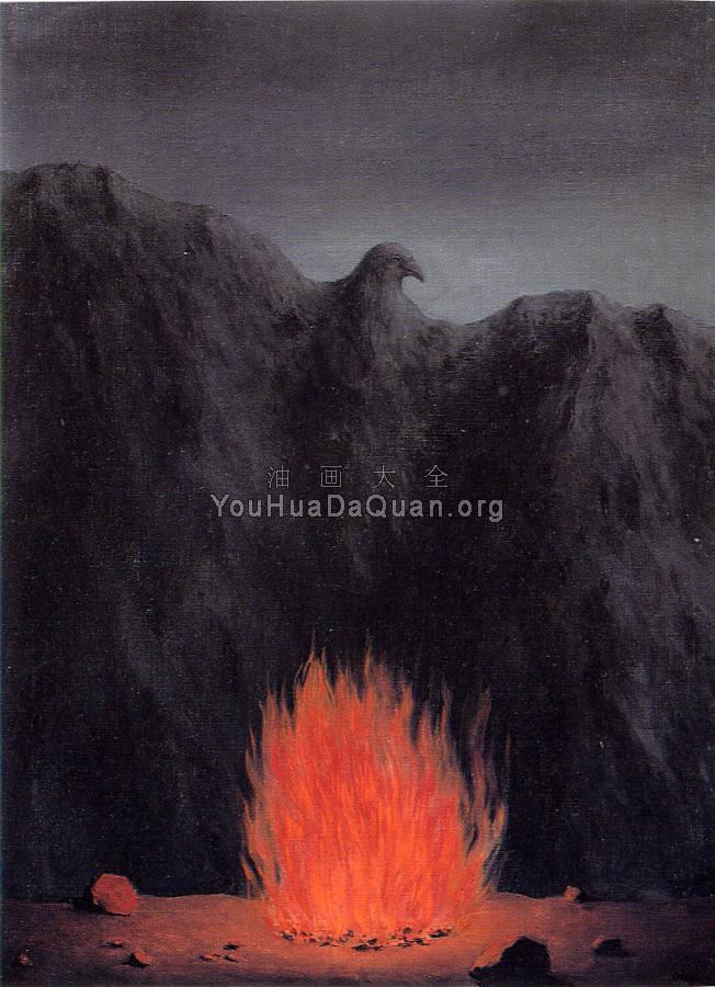 地图上的一点 - 雷内·马格里特